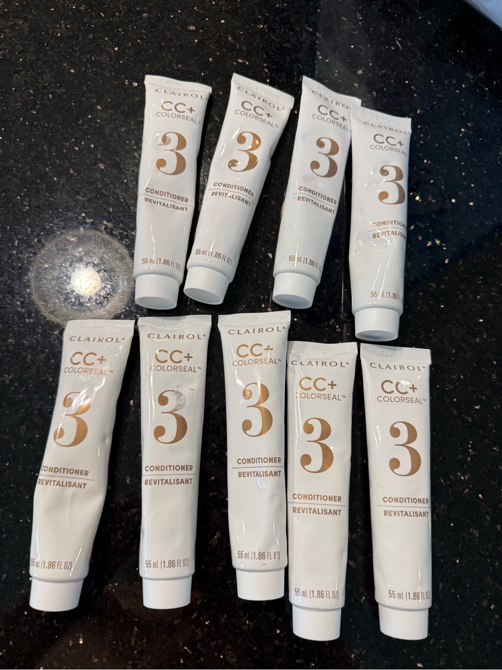 Lot of 9 Clairol CC+ Colorseal Conditioner Tubes 1.86 oz Each Hair Color Care